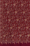 Maroon Sozni Hand Embroidered Pure Pashmina Shawl