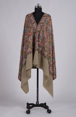Toosh Colour Masterpiece Papier Mache Jamawar Hand Embroidered Pure Pashmina Shawl