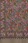 Toosh Colour Masterpiece Papier Mache Jamawar Hand Embroidered Pure Pashmina Shawl