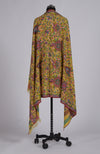 Yellow Kani Weave Handcrafted Jamawar Pure Pashmina Shawl