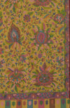 Yellow Kani Weave Handcrafted Jamawar Pure Pashmina Shawl