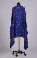 Royal Blue Kani Weave Handcrafted Jamawar Pure Pashmina Shawl