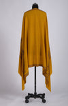 Mustard Sozni Hand Embroidered Pure Pashmina Shawl