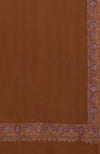 Rust Sozni Hand Embroidered Pure Pashmina Shawl