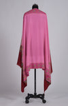 Pink Sozni Hand Embroidered Pure Pashmina Shawl