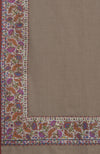 Toosh Colour Pure Pashmina With Jamawar Border Shawl