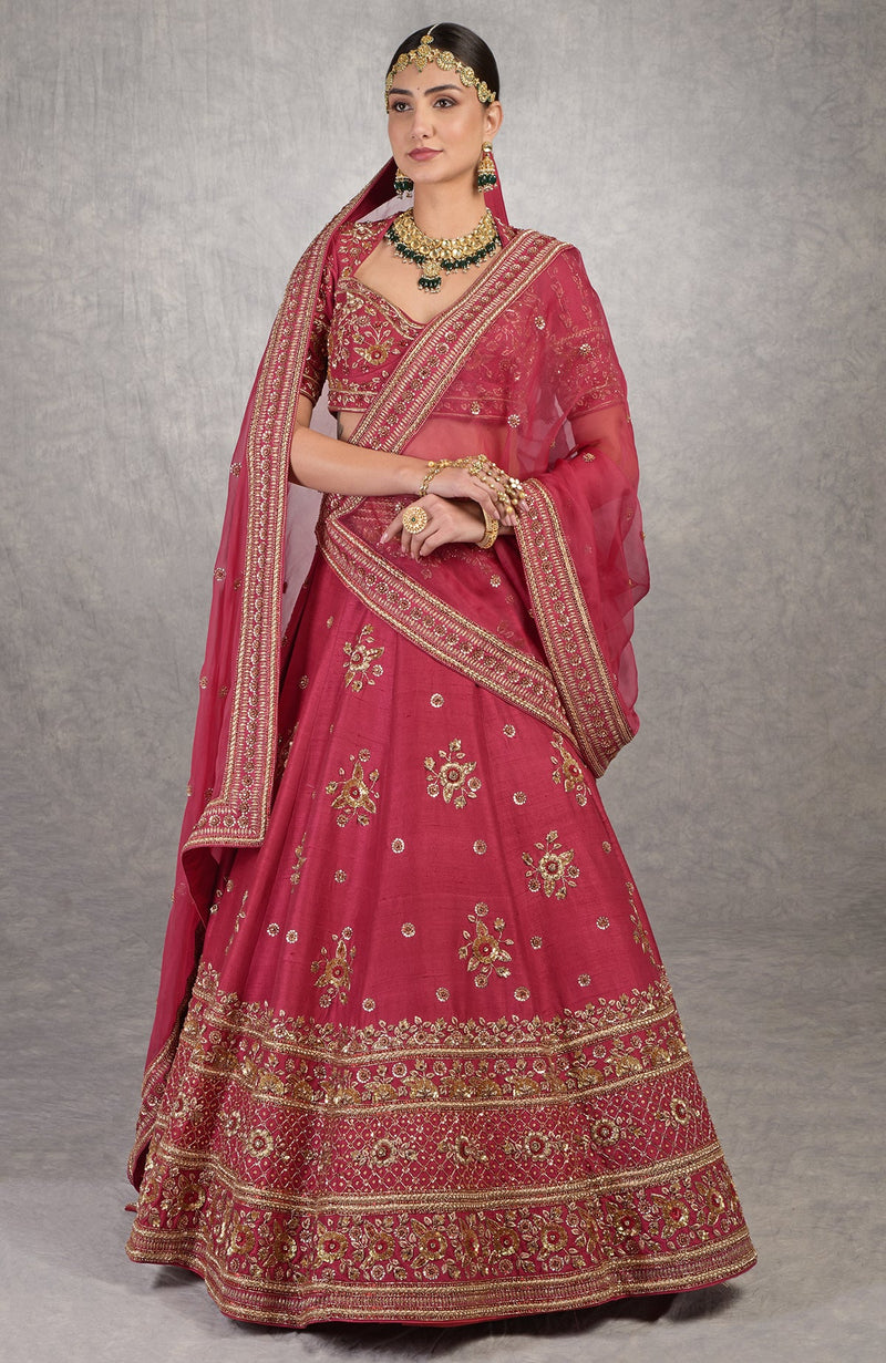 Unending Love Red Lehenga Set