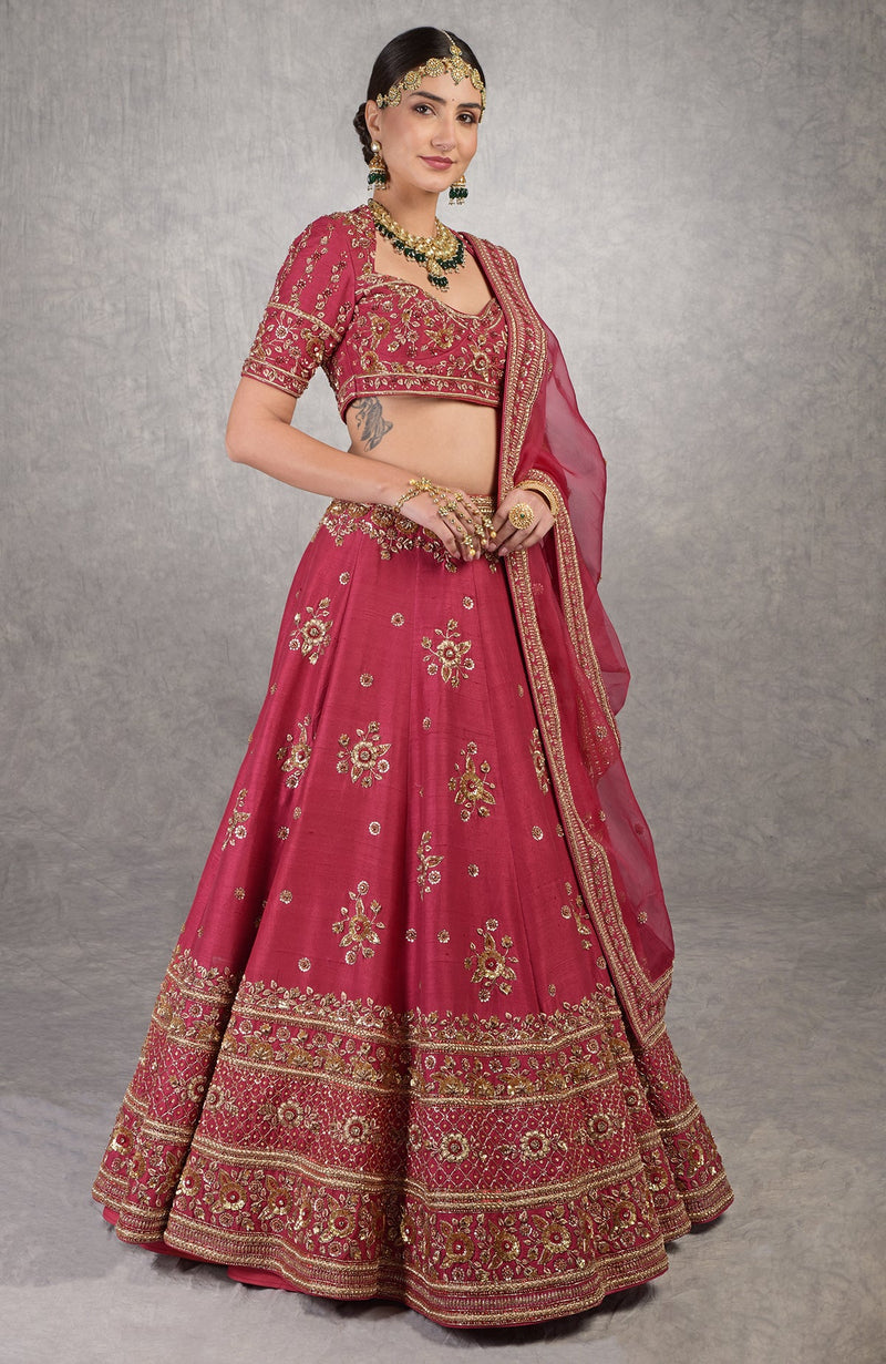 Unending Love Red Lehenga Set