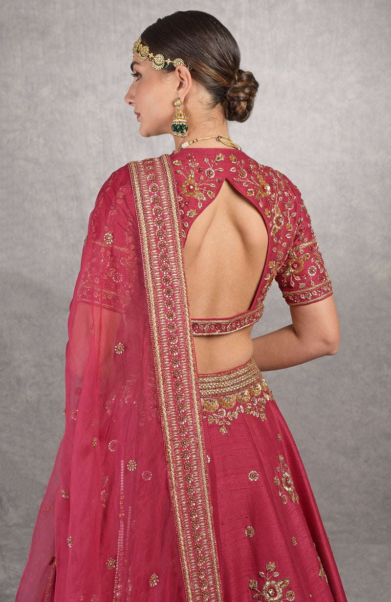 Unending Love Red Lehenga Set