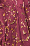 Chianti 3 D Floral & Zardozi Hand Embroidered Sharara Set