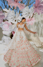 Yours Shell Beige Lehenga Set