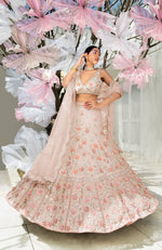 Yours Shell Beige Lehenga Set
