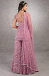 The Kiss Mauve Orchid Sharara Set