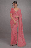 Jade Leheriya Rosegold Marori-Gota Patti Hand Embroidered Saree
