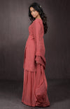 Desert Rose - Gold Embellished Sharara Set