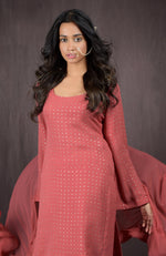 Desert Rose - Gold Embellished Sharara Set