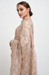 Oyster Pink Hand Embroidered Gota Patti Work Dupatta