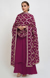 Rose Tan Gota Patti Hand Embroidered Suit