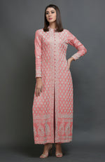 Desert Sage Chikankari Embroidered Jacket Suit