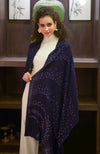 Ira Eclipse Starry Night Swarovski Pure Cashmere Stole