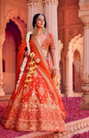 This Much & More Red Lehenga Set