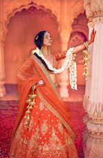 This Much & More Red Lehenga Set