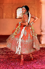 This Much & More Red Lehenga Set