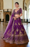 This Much & More Plum Lehenga Set