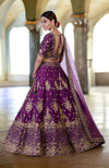 This Much & More Plum Lehenga Set