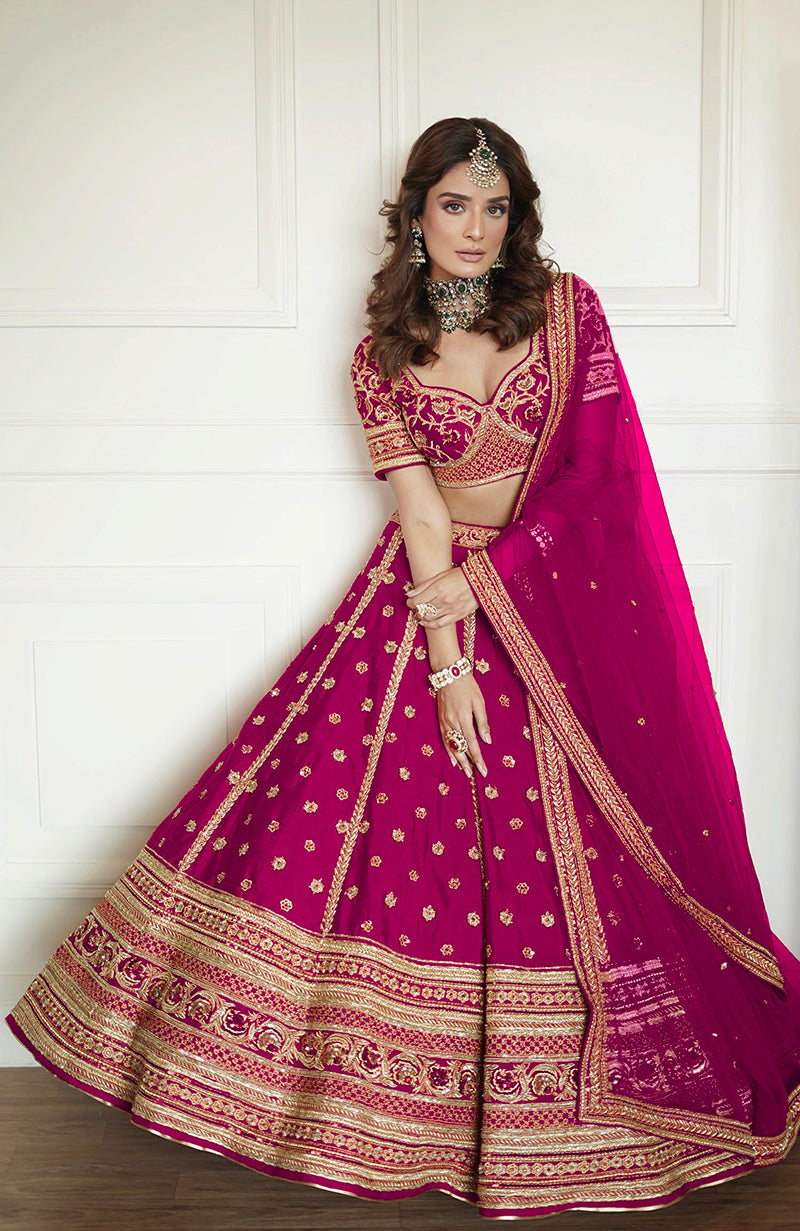 Why I Love Thee Flamingo Pink Lehenga Set