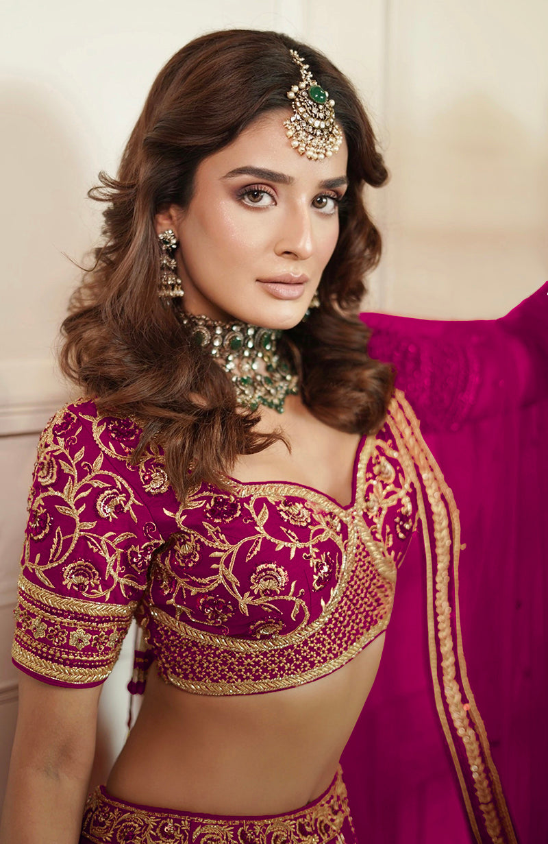 Why I Love Thee Boysenberry Lehenga Set