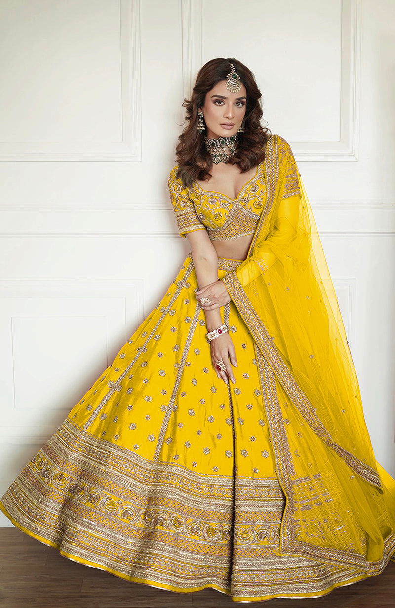 Why I Love Thee Illuminating Yellow Lehenga Set