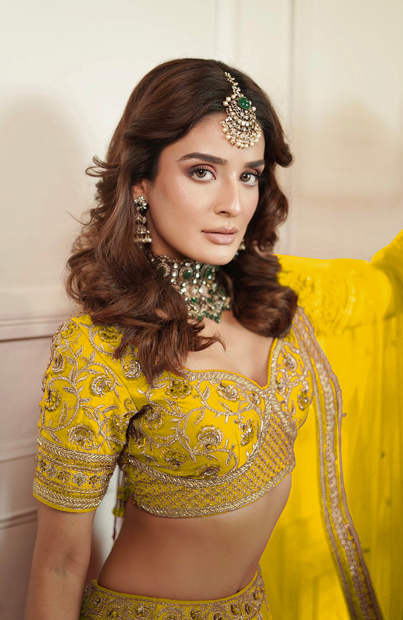 Why I Love Thee Illuminating Yellow Lehenga Set