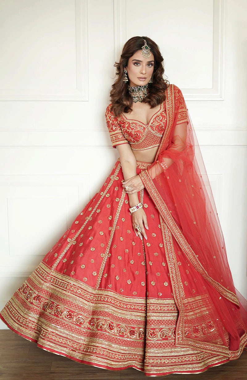 Why I Love Thee Flamingo Pink Lehenga Set