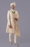 I Loved You First Nude Gold Embroidered Sherwani Set