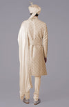 I Loved You First Nude Gold Embroidered Sherwani Set