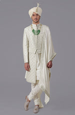I Loved You First Ivory Embroidered Sherwani Set