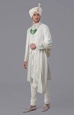 I Loved You First Nude Gold Embroidered Sherwani Set