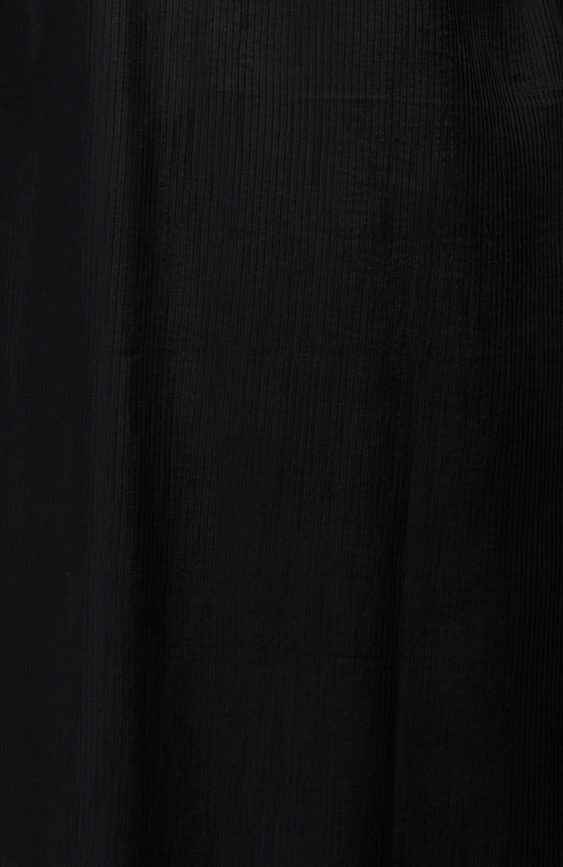 Classic Black Silk Pathani Kurta Set