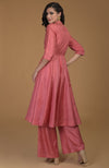 Peach Echo Inara Zardozi Hand Embroidered Kalidaar Suit