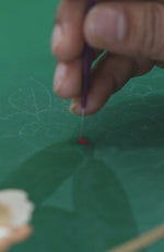 Pre-Order Emerald Green Parsi Gara Embroidered Jacket Set